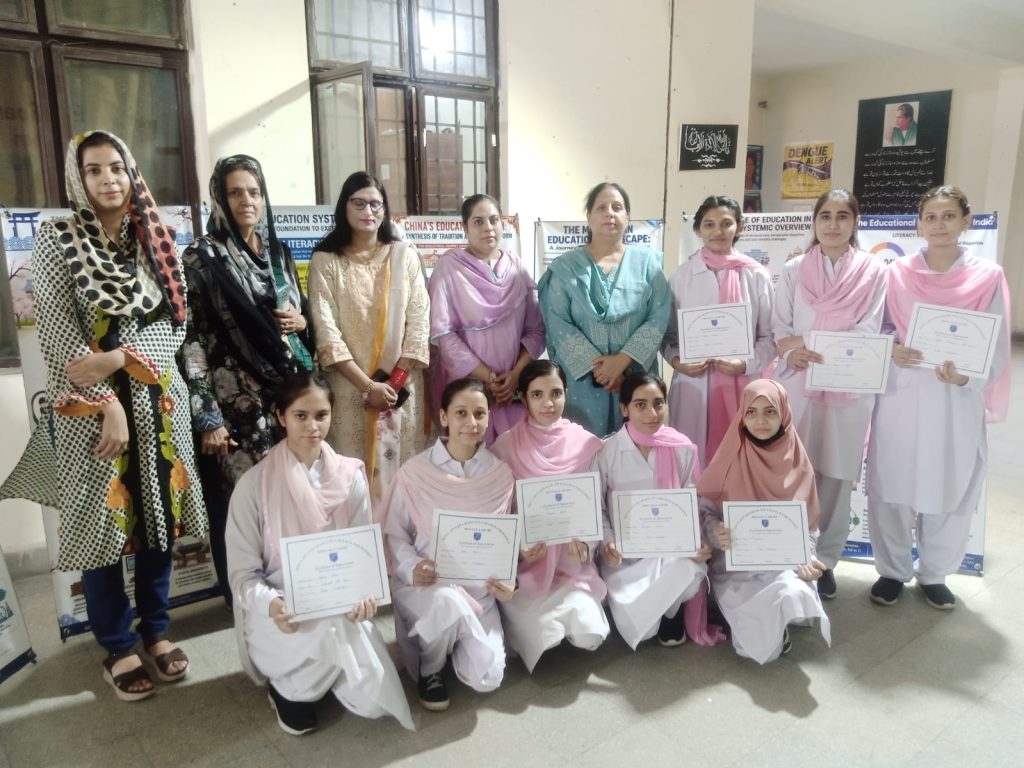 Poster Exhibition on Comparative Education Held at Government Jinnah Graduate College Mazang.