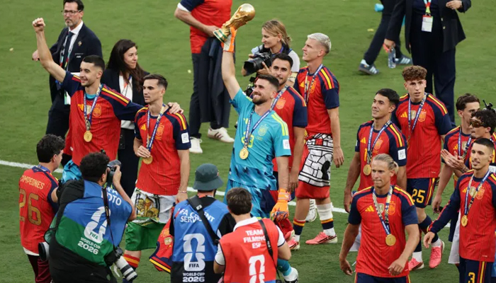 Spain became the world football champion for the second time by defeating Argentina in the final