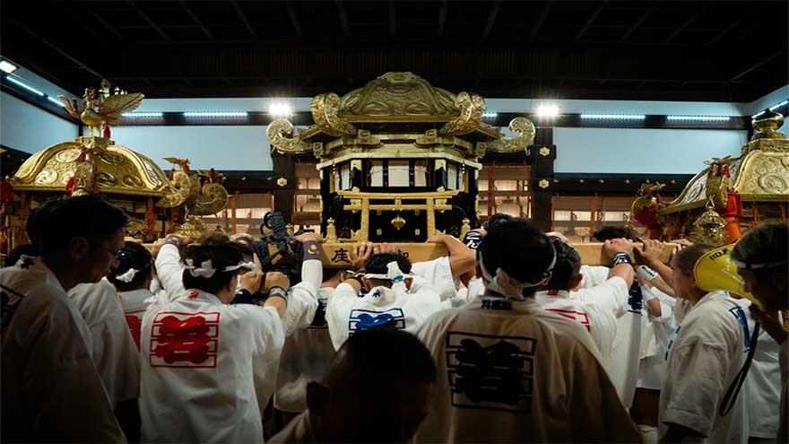 A centuries-old festival in Japan brings Shinto traditions and towering floats to the streets