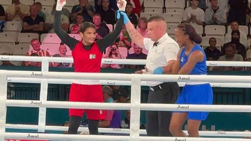 Pakistan’s Fatima Zahra advances to Commonwealth Games boxing quarterfinals