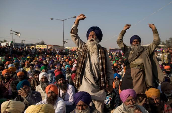 Farmers protest in India
