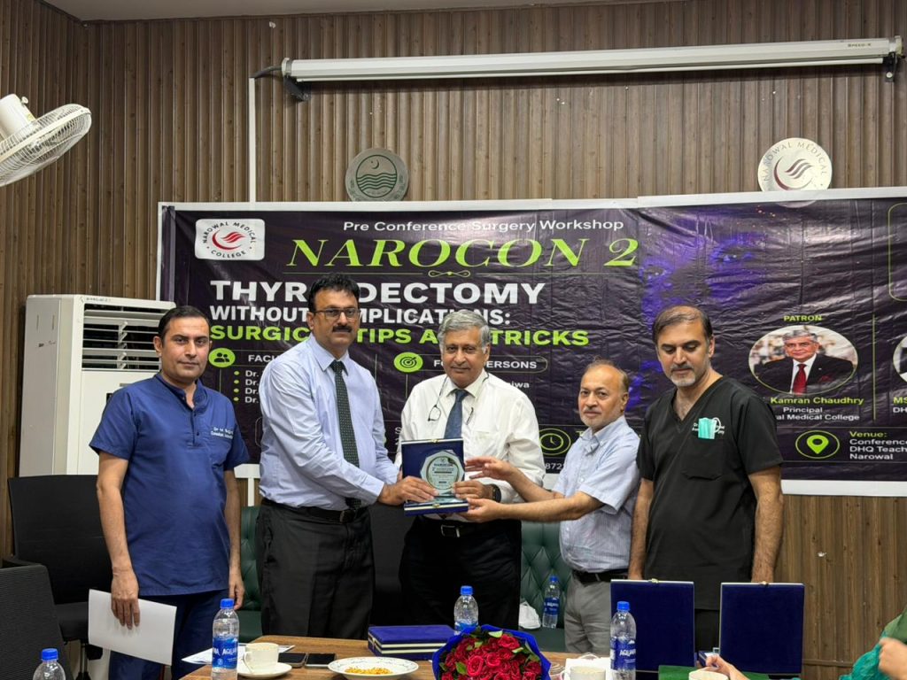 Narowal Medical College Hosts Advanced Thyroid Surgery Workshop