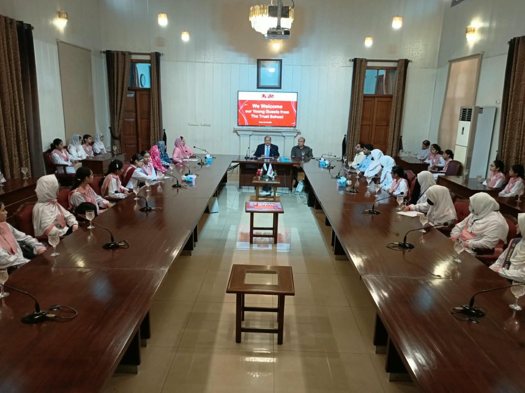The Trust school students along with their teachers visits UVAS